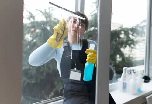 Nettoyage de vitres intérieures et extérieures à Cravent